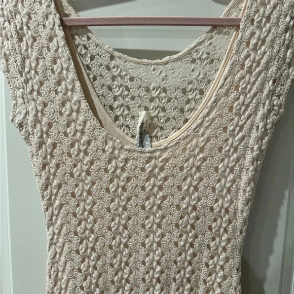 FREE PEOPLE GYPSY CROCHET MIDI DRESS SIZE SMALL - Picture 7 of 7